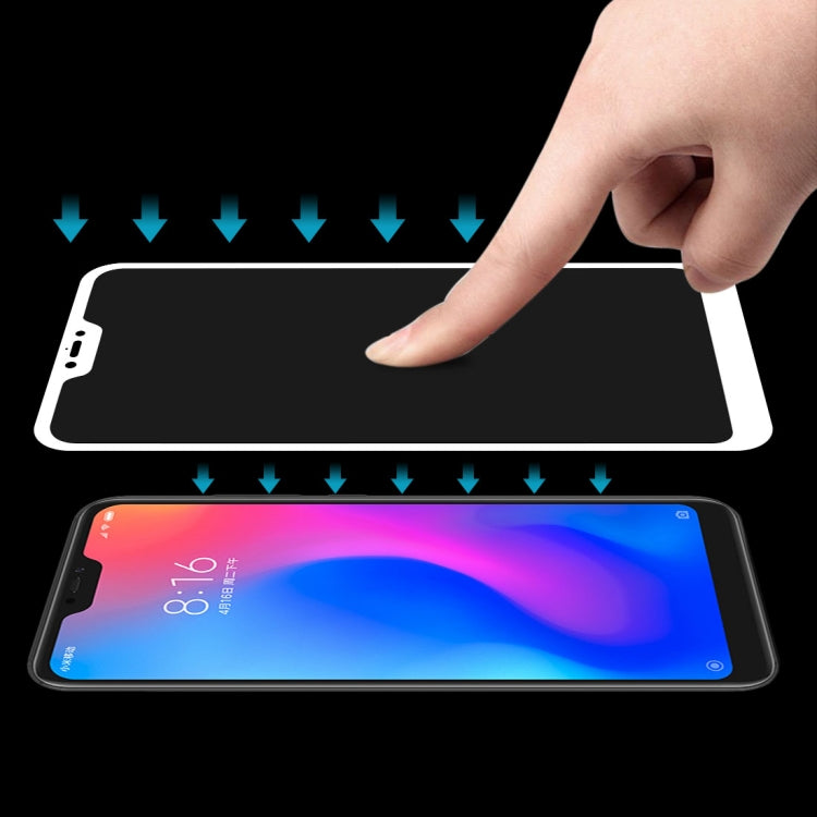 Ultra Thin 9H 3D HD Anti-burst Full Screen Carbon Fiber Tempered Glass Film for Xiaomi Redmi Note 6