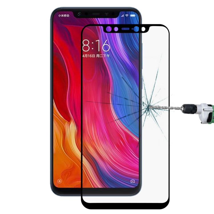 Ultra Thin 9H 3D HD Anti-burst Full Screen Carbon Fiber Tempered Glass Film for Xiaomi Mi 8