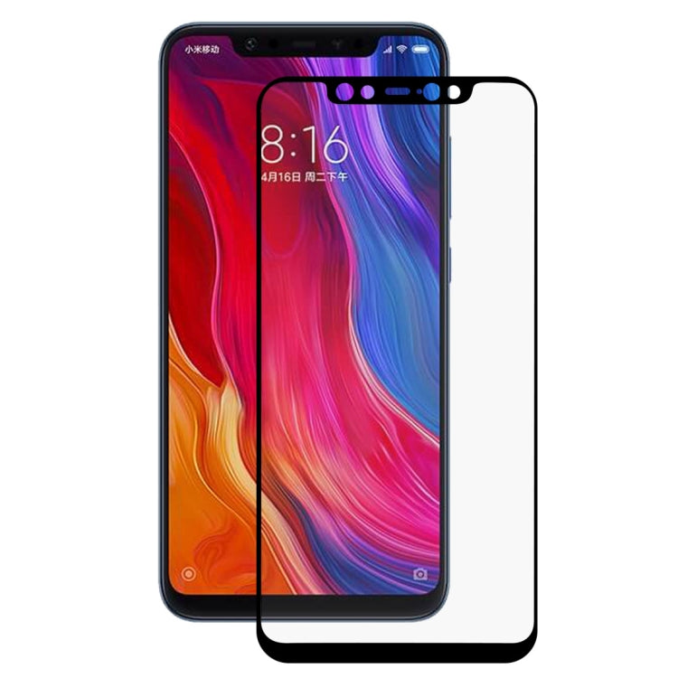 Ultra Thin 9H 3D HD Anti-burst Full Screen Carbon Fiber Tempered Glass Film for Xiaomi Mi 8