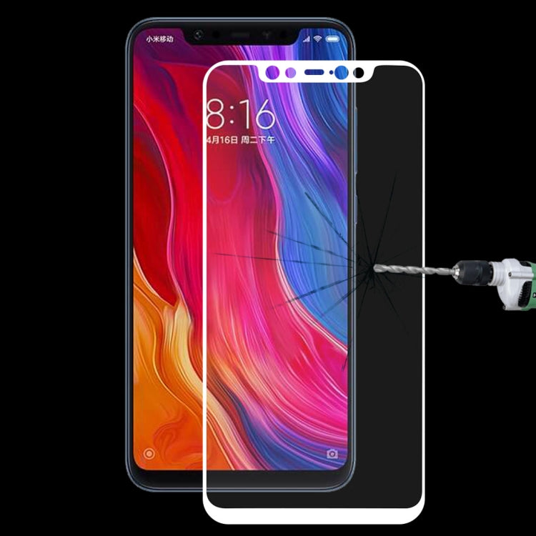 Ultra Thin 9H 3D HD Anti-burst Full Screen Carbon Fiber Tempered Glass Film for Xiaomi Mi 8