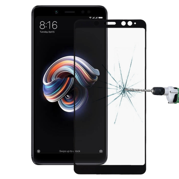 Ultra Thin 9H 3D HD Anti-burst Full Screen Carbon Fiber Tempered Glass Film for Xiaomi Redmi Note 5