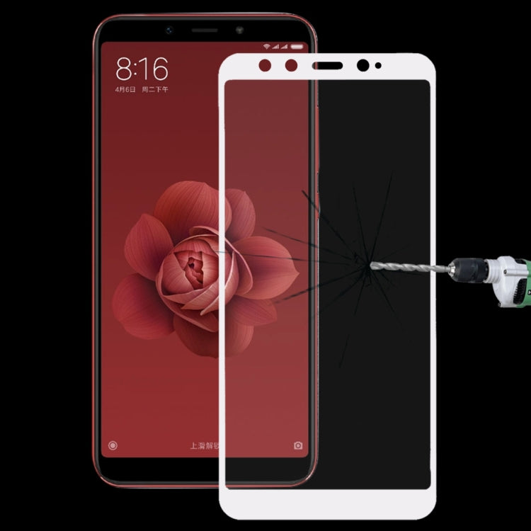 Ultra Thin 9H 3D HD Anti-burst Full Screen Carbon Fiber Tempered Glass Film for Xiaomi Mi 6X / A2