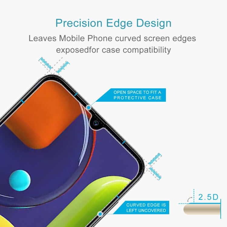 50 PCS 0.26mm 9H 2.5D Tempered Glass Film for Galaxy A50s