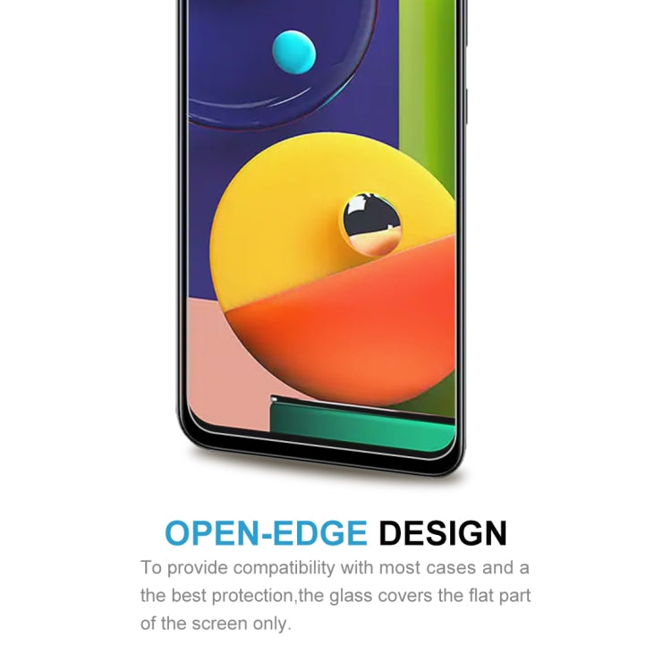 50 PCS 0.26mm 9H 2.5D Tempered Glass Film for Galaxy A50s