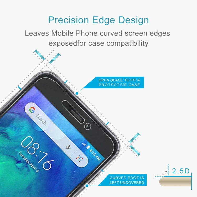 10 PCS 0.26mm 9H 2.5D Tempered Glass Film for Xiaomi Redmi Go
