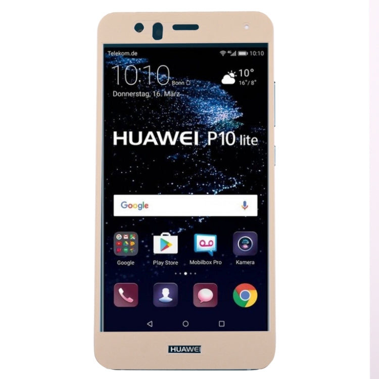 For Huawei  P10 Lite 0.3mm 9H Surface Hardness 2.5D Curved Silk-screen Full Screen Tempered Glass Screen Protector