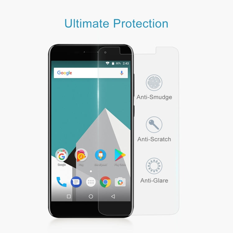 vernee for  M5 9H Surface Hardness 2.5D Arc Edge Full Screen Tempered Glass Film Screen Protector