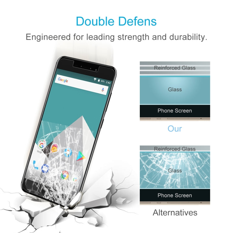 vernee for  M5 9H Surface Hardness 2.5D Arc Edge Full Screen Tempered Glass Film Screen Protector