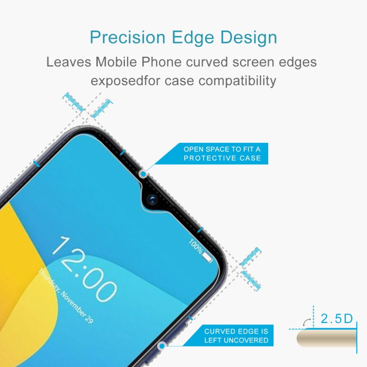 For Doogee X90 50 PCS 0.26mm 9H 2.5D Tempered Glass Film