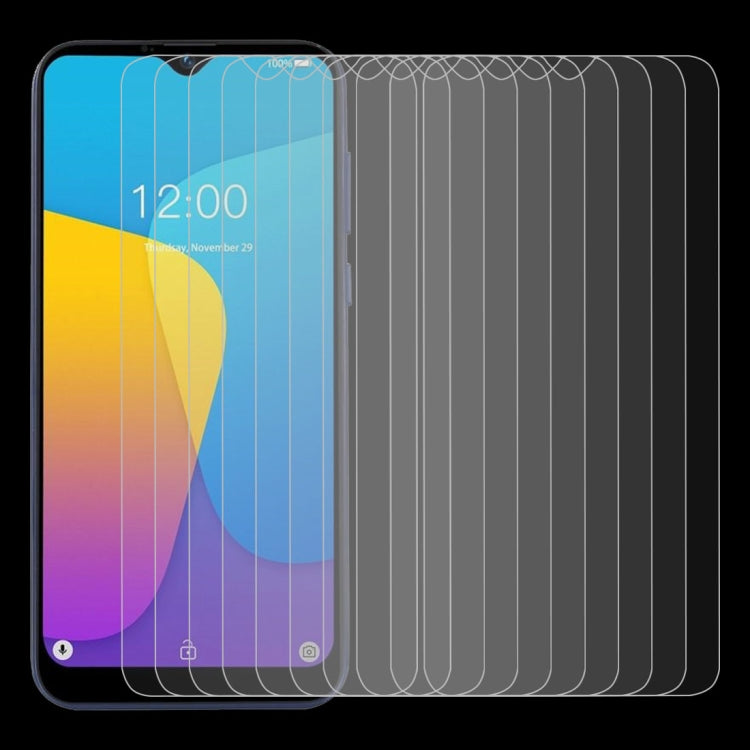 For Doogee X90 50 PCS 0.26mm 9H 2.5D Tempered Glass Film