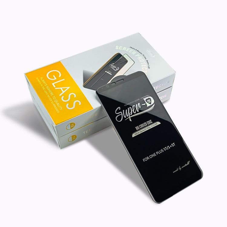 25 PCS MIETUBL For OnePlus 5T Fingerprint Proof Full Screen Tempered Glass Film