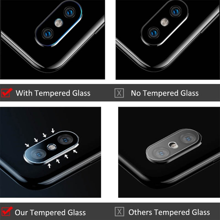0.3mm 2.5D Transparent Rear Camera Lens Protector Tempered Glass Film for Xiaomi Mi Max 3