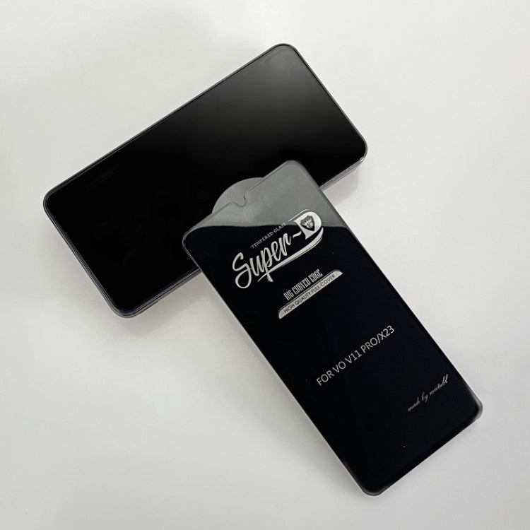 25 PCS MIETUBL For Vivo V11 Pro / X23 Fingerprint Proof Full Screen Tempered Glass Film