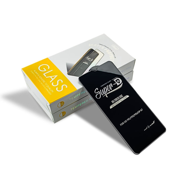 25 PCS MIETUBL For Vivo Y91 / Y93 / Y95 Fingerprint Proof Full Screen Tempered Glass Film