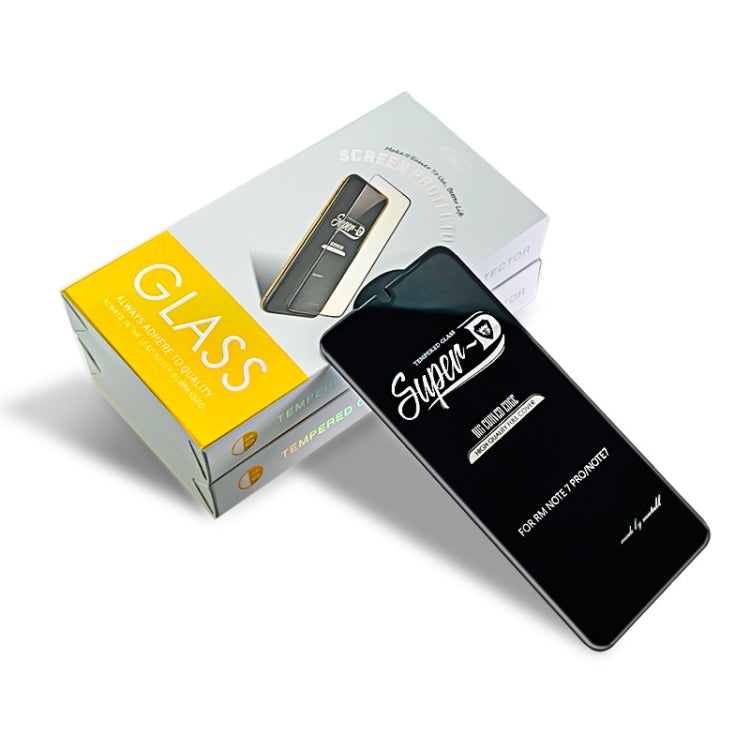 25 PCS MIETUBL For Xiaomi Redmi Note 7 Pro Fingerprint Proof Full Screen Tempered Glass Film