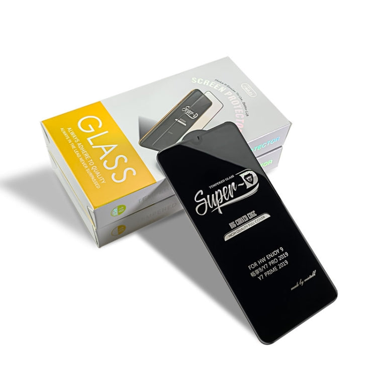 25 PCS MIETUBL For Huawei Y7 Pro / Y7 Prime / Enjoy 9 Fingerprint Proof Full Screen Tempered Glass Film