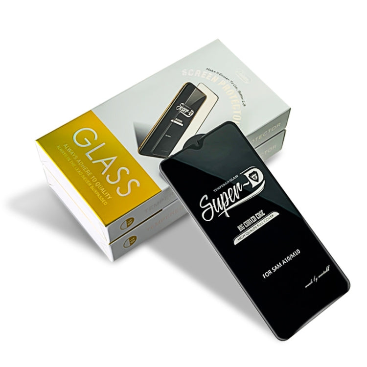 25 PCS MIETUBL For Galaxy A10 / M10 Fingerprint Proof Full Screen Tempered Glass Film