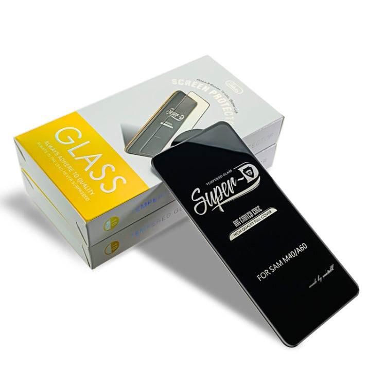 25 PCS MIETUBL For Galaxy M40 / A60 Fingerprint Proof Full Screen Tempered Glass Film