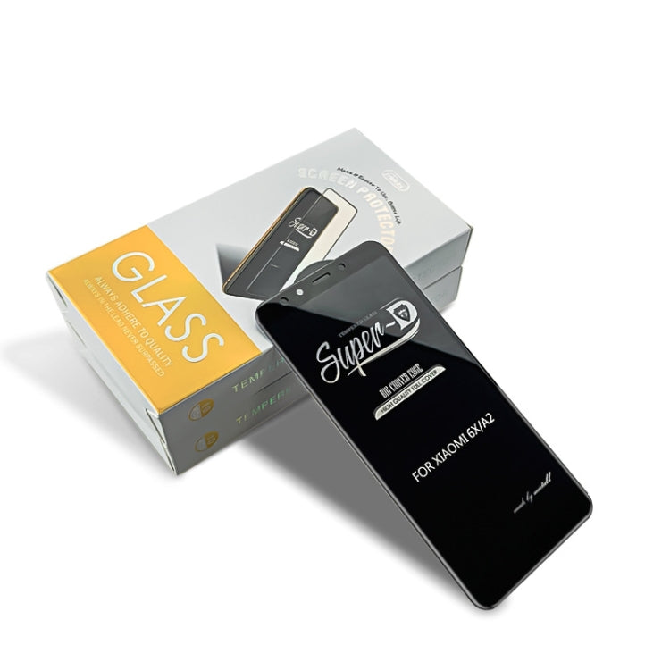 25 PCS MIETUBL For Xiaomi 6X / A2 Fingerprint Proof Full Screen Tempered Glass Film