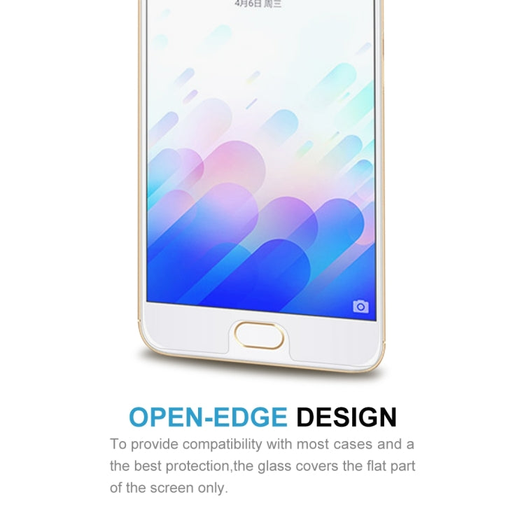 100 PCS for Meizu M3 Note / Meilan Note 3 0.26mm 9H Surface Hardness 2.5D Explosion-proof Tempered Glass Screen Film