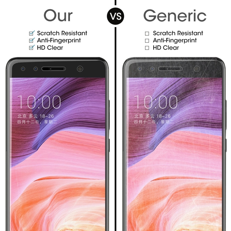 2 PCS for ZTE Blade A3 (2017) 0.26mm 9H Surface Hardness 2.5D Explosion-proof Tempered Glass Screen Film