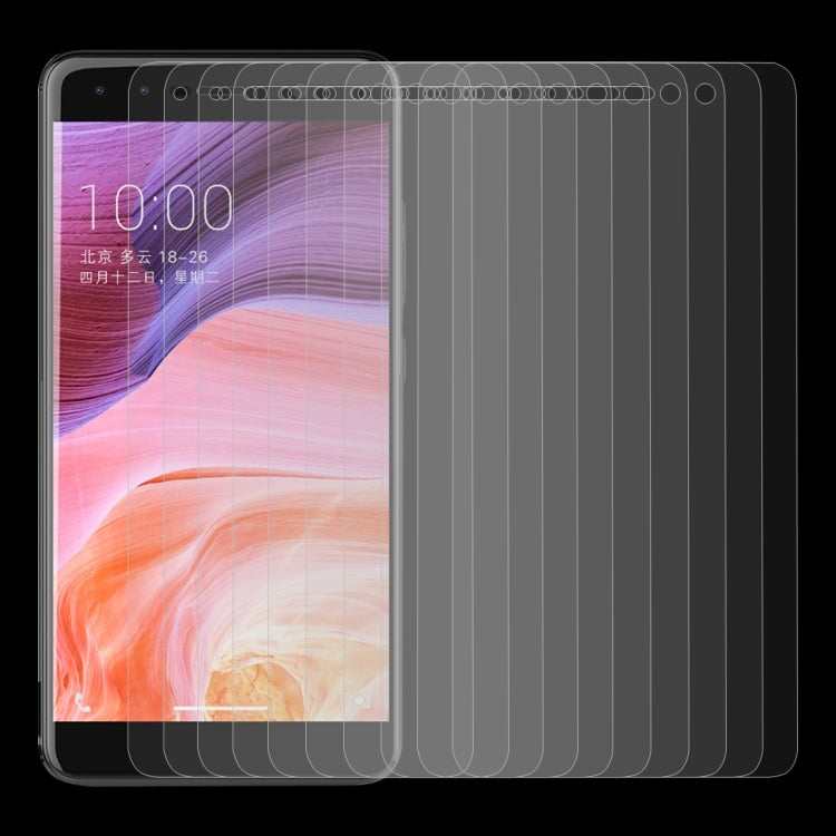 10 PCS for ZTE Blade A3 (2017) 0.26mm 9H Surface Hardness 2.5D Explosion-proof Tempered Glass Screen Film