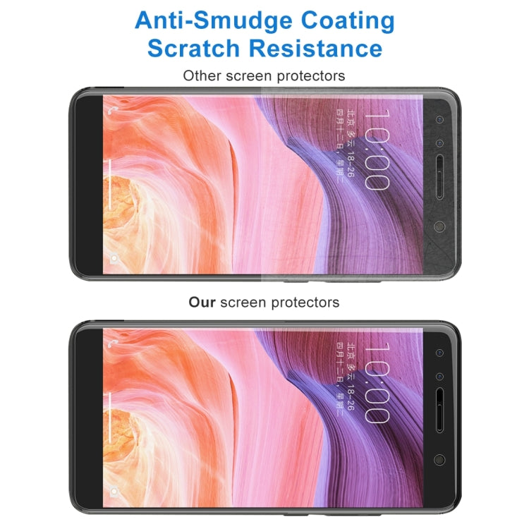 50 PCS for ZTE Blade A3 (2017) 0.26mm 9H Surface Hardness 2.5D Explosion-proof Tempered Glass Screen Film, No Retail Package
