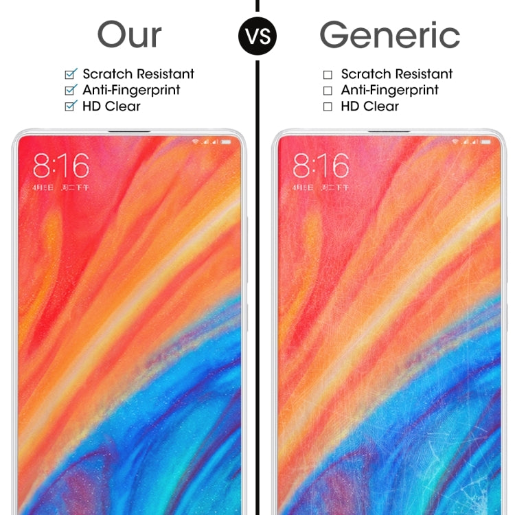 50 PCS for  Xiaomi Mi Mix 2s 0.26mm 9H Surface Hardness 2.5D Explosion-proof Tempered Glass Screen Film, No Retail Package