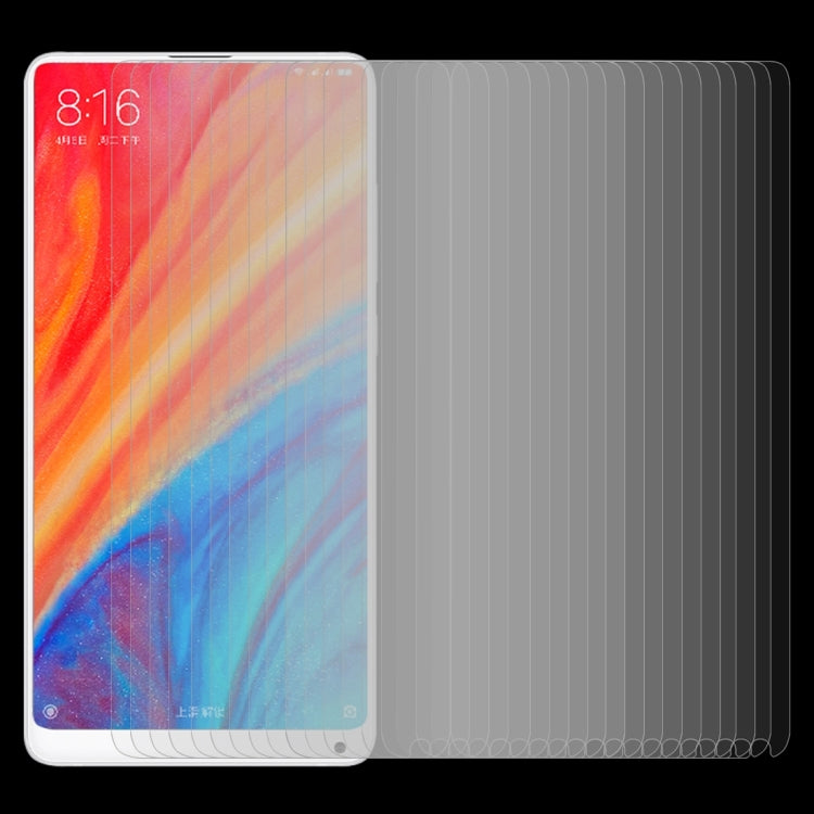 50 PCS for  Xiaomi Mi Mix 2s 0.26mm 9H Surface Hardness 2.5D Explosion-proof Tempered Glass Screen Film, No Retail Package
