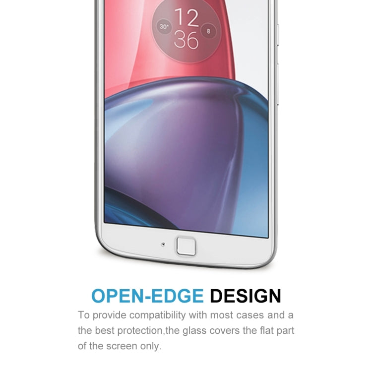 100 PCS for Motorola Moto G4 Plus 0.3mm 9H Surface Hardness 2.5D Explosion-proof Non-full Screen Tempered Glass Screen Film