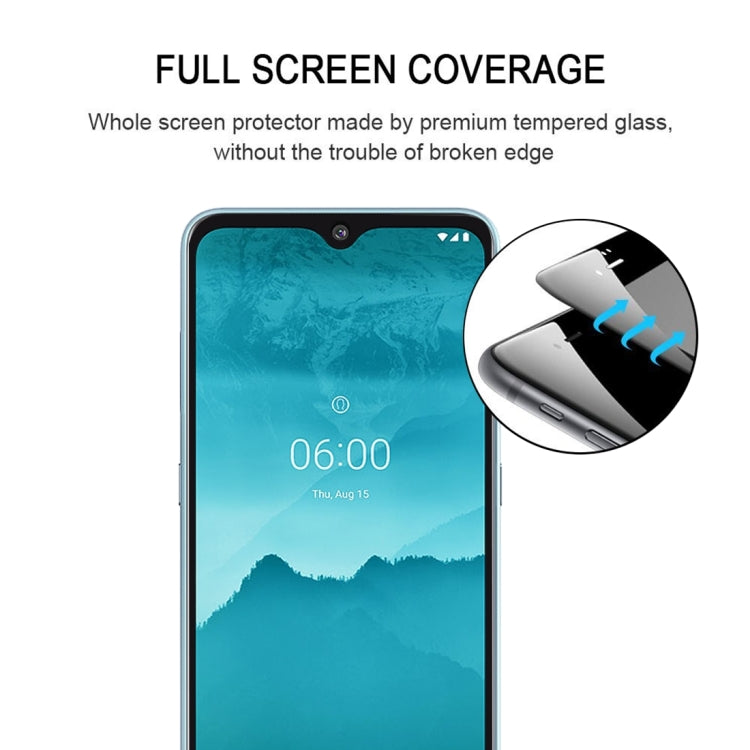 25 PCS For Nokia 6.2 Full Cover ScreenProtector Tempered Glass Film