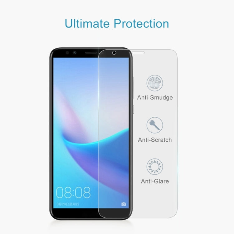 100 PCS 0.26mm 9H 2.5D Tempered Glass Film for Huawei Enjoy 8 / Honor 7C