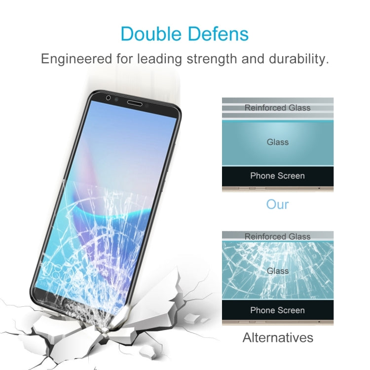 100 PCS 0.26mm 9H 2.5D Tempered Glass Film for Huawei Enjoy 8 / Honor 7C