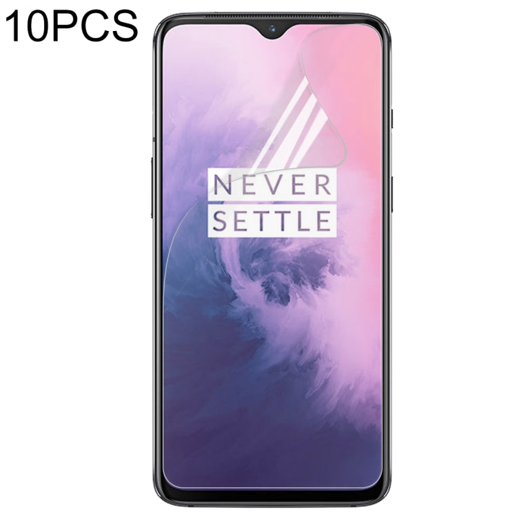 10 PCS 0.3mm TPU Full Screen Protection Soft film for Oneplus 7