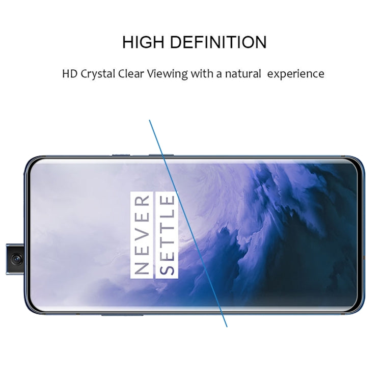 25 PCS 9H Full Screen Curved Edge Tempered Glass Film for OnePlus 7 Pro