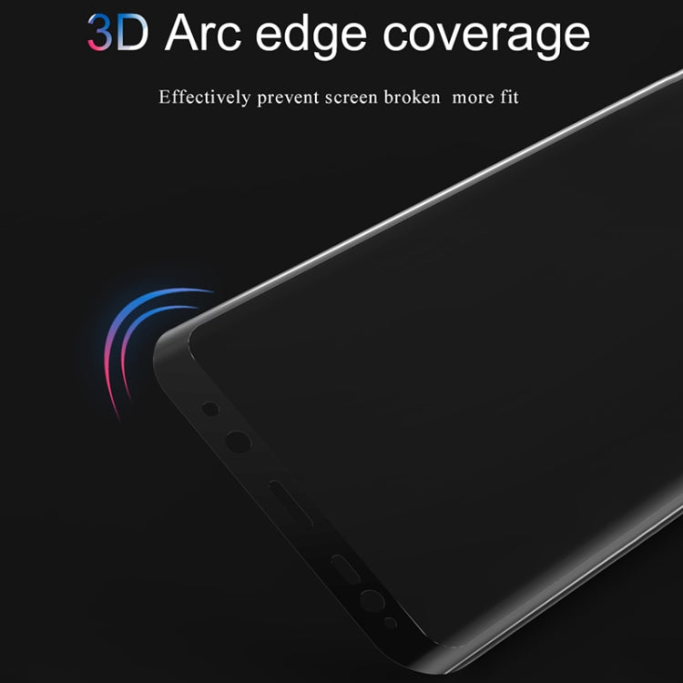 Lenuo DF for Galaxy S9 0.3mm 9H Surface Hardness 3D Full Screen Tempered Glass Screen Film(Black)