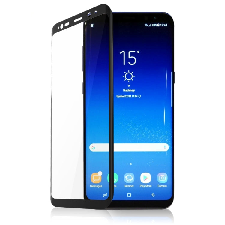 Lenuo DF for Galaxy S9 0.3mm 9H Surface Hardness 3D Full Screen Tempered Glass Screen Film(Black)
