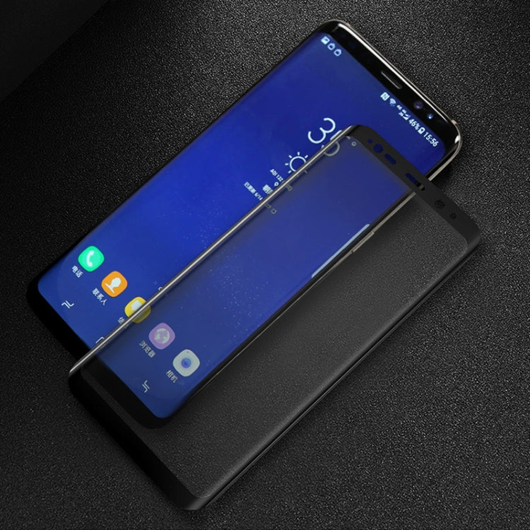 Lenuo DF for Galaxy S9 0.3mm 9H Surface Hardness 3D Full Screen Tempered Glass Screen Film(Black)