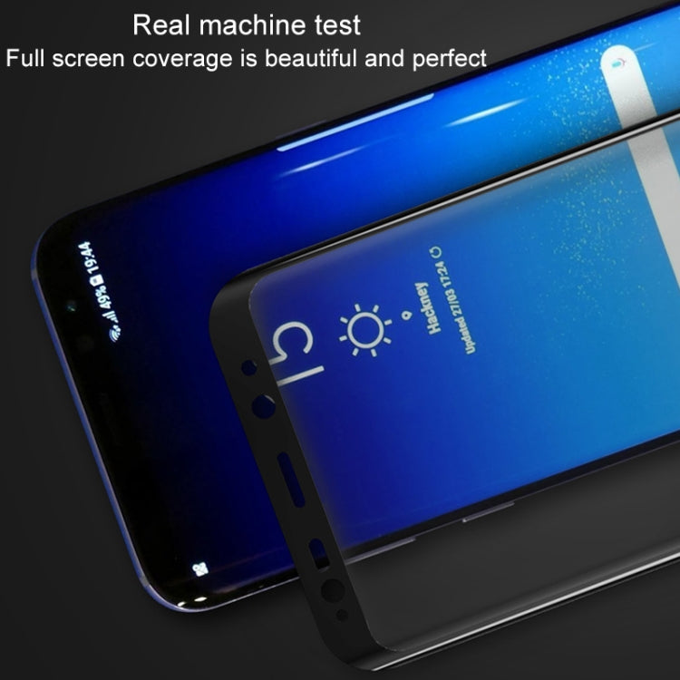 Lenuo DF for Galaxy S9 0.3mm 9H Surface Hardness 3D Full Screen Tempered Glass Screen Film(Black)