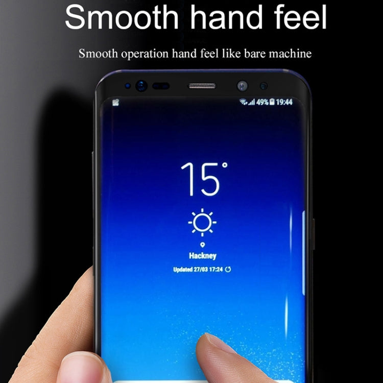 Lenuo DF for Galaxy S9 0.3mm 9H Surface Hardness 3D Full Screen Tempered Glass Screen Film(Black)