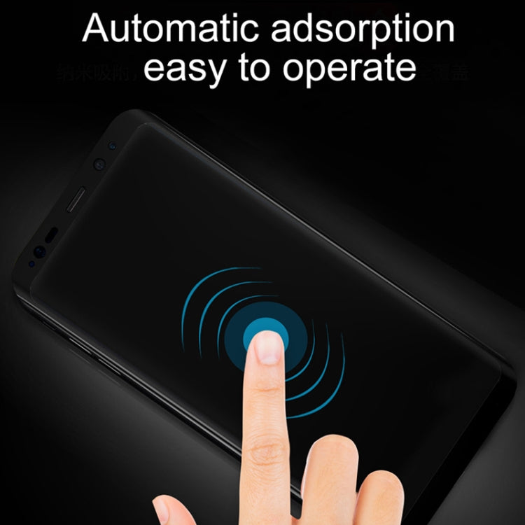 Lenuo DF for Galaxy S9+ 0.3mm 9H Surface Hardness 3D Full Screen Tempered Glass Screen Film(Black)