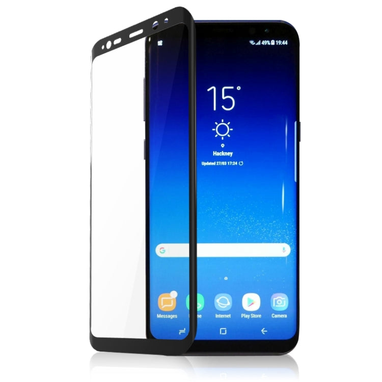 Lenuo DF for Galaxy S9+ 0.3mm 9H Surface Hardness 3D Full Screen Tempered Glass Screen Film(Black)