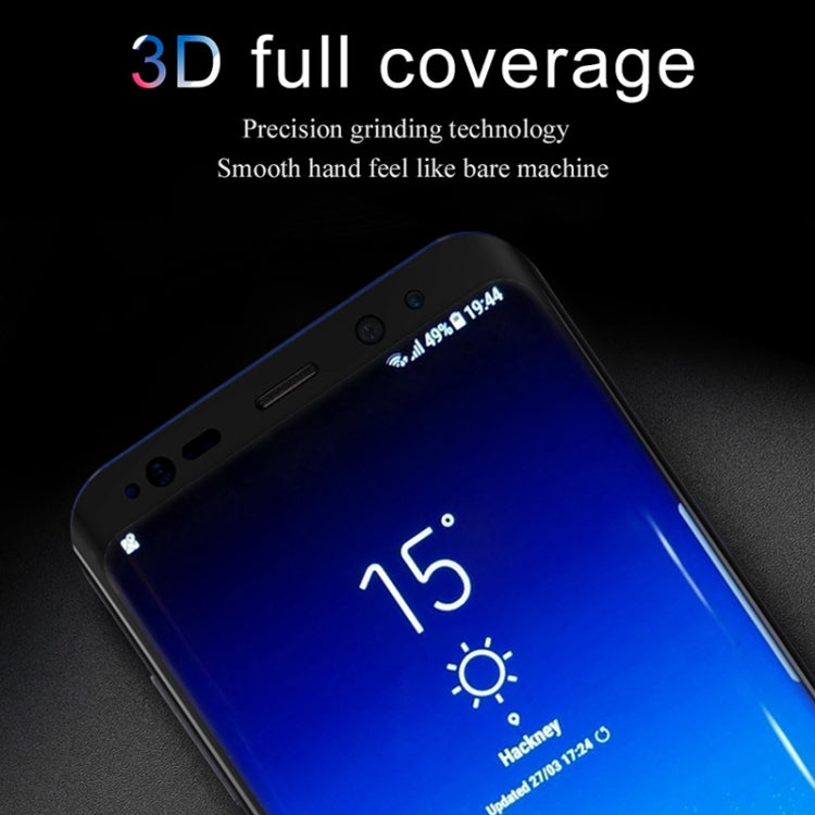 Lenuo DF for Galaxy S9+ 0.3mm 9H Surface Hardness 3D Full Screen Tempered Glass Screen Film(Black)