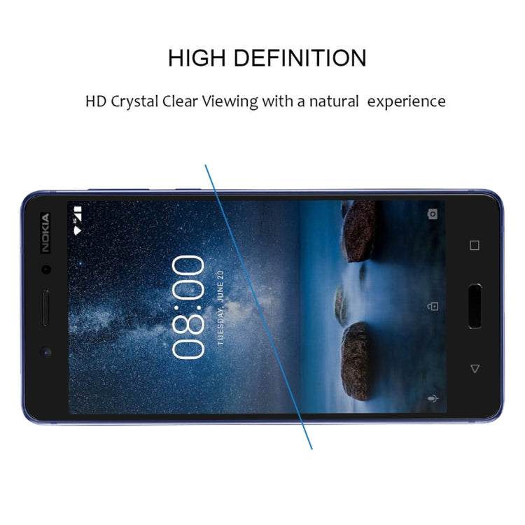 Full Glue Full Cover Screen Protector Tempered Glass film for Nokia 7.1