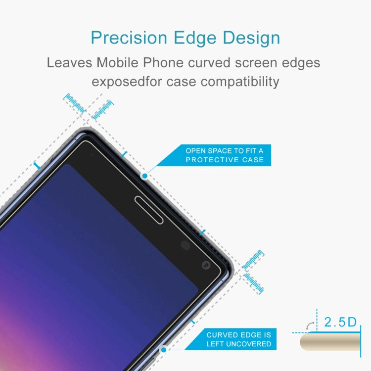 10 PCS 0.26mm 9H 2.5D Tempered Glass Film for Sony Xperia 20
