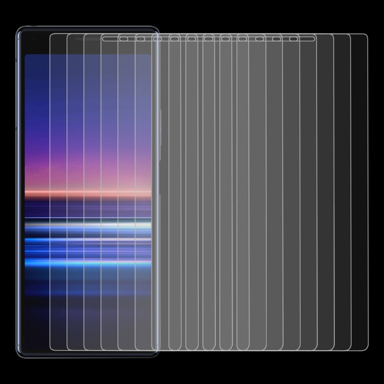 50 PCS 0.26mm 9H 2.5D Tempered Glass Film for Sony Xperia 20