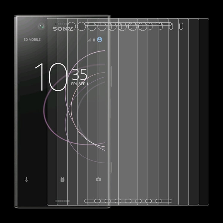 10 PCS 0.26mm 9H 2.5D Tempered Glass Film for Sony Xperia XZ1 Compact