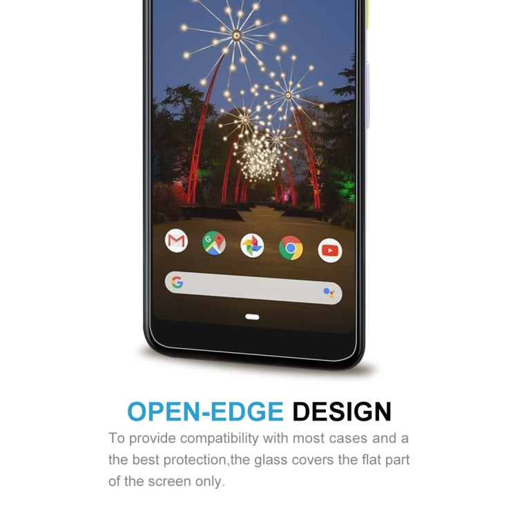 10 PCS 0.26mm 9H 2.5D Tempered Glass Film for Google Pixel 3A
