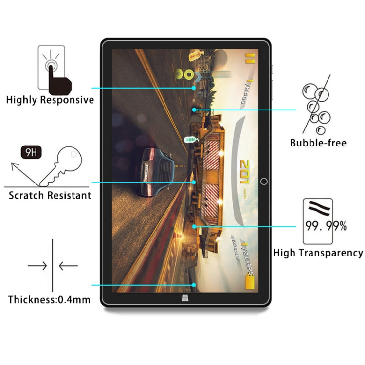 Anti-scratch 9H HD Tempered Glass Film for CHUWI Hi10 Air / Hi10 X / Hi10 XR