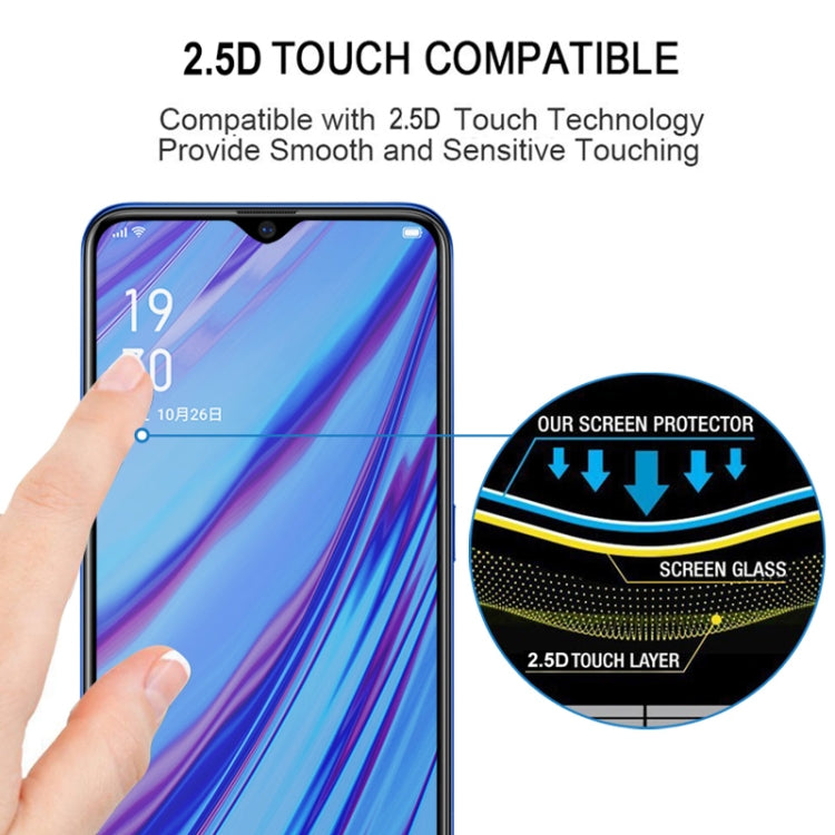 25 PCS Full Cover ScreenProtector Tempered Glass Film for OPPO A9X
